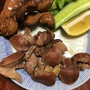 とりレバーを魚焼きグリルで焼き鳥！